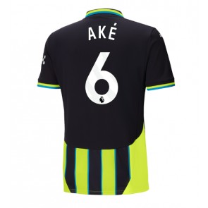 Manchester City Nathan Ake #6 Replika Udebanetrøje 2024-25 Kortærmet